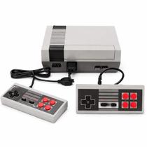 Console Retrô 8 Bits com 2 Controles AV Clássico Console Retrô 8 Bits com 2 Controles AV Clássico