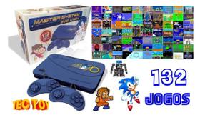 Console Sega Master System Evolution Azul 132 Jogos - Tectoy
