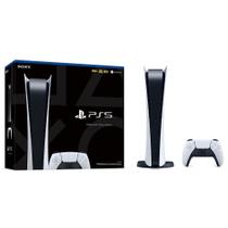Console Sony Playstation 5, Controle sem fio DualSense, Edição Digital, Branco