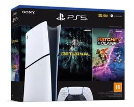 Console Sony Playstation5 Slim Mídia Digital Ratchet & Clank + Returnal Ssd 1tb