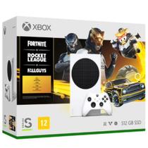 Console Xbox Series S 512GB Branco SSD + Games Fortnite Rocket League Fall Guys RRS-00076 - Microsoft