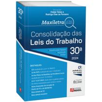 Consolidação das Leis de Trabalho - Coleção Maxiletra - 2024 30ª Edição - RIDEEL EDITORA ( BICHO ESPERTO )