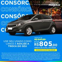Consórcio de Carro 70 Mil 100 meses