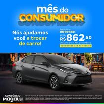 Consórcio de Carro - 75 Mil - 100 Meses - Mês do consumidor