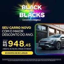Consorcio de Carro Black das Blacks 100 mil em 97 meses