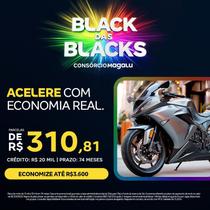 Consórcio de Moto Black das Blacks 20 Mil em 74 meses