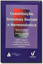 Constituicao, Sistemas Sociais E Hermeneutica 2 - Livraria do Advogado