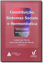 Constituicao, Sistemas Sociais E Hermeneutica 4 - Livraria do Advogado