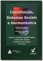 Constituição, sistemas sociais e hermenêutica: Anuário 2006 - Mestrado e doutorado - LIVRARIA DO ADVOGADO