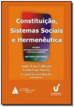 Constituição, sistemas sociais e hermenêutica: Anuário 2010 - Mestrado e doutorado - LIVRARIA DO ADVOGADO