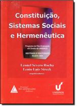 Constituição, Sistemas Sociais e Hermenêutica - Nº1