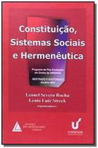 Constituição, Sistemas Sociais e Hermenêutica - Nº1