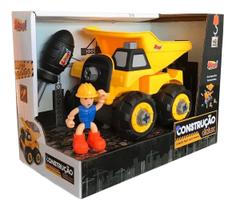 Construção Delux Monta Desmonta Caminhão Brinquedo Infantil