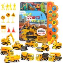 Construction Toys + Livro de som iGratens Dig It! Despeje-o! Construa isso!
