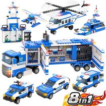 Construindo o Centro de Comando Móvel da Polícia Municipal Toy WishaLife 8 em 1 Construindo o Centro de Comando Móvel da Polícia Municipal Toy WishaLife 8 em 1