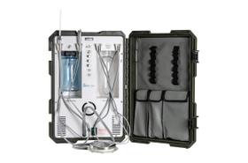 Consultório odontológico portátil premium biotron com registro na anvisa, super rreforçado com compressor interno e sugador