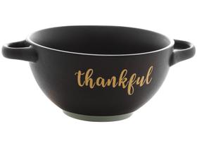 Consume Cerâmica ThankFul Preto Matt/Azul 12x7cm Consume Cerâmica ThankFul Preto Matt/Azul 12x7cm