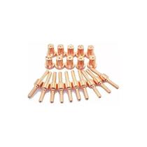 Consumível plasma cut - tocha pt31 bico + eletrodo longo - 20 pçs Consumível plasma cut - tocha pt31 bico + eletrodo longo - 20 pçs