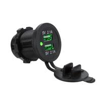 Conta de lâmpada 4.2A luz indicadora USB dupla adequada para: carros, RVs, iates, etc.