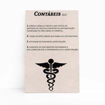 Contábeis Dicionário Minimalista Quadro Canvas 60x40cm Contábeis Dicionário Minimalista Quadro Canvas 60x40cm