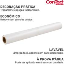 Contact Liso 45CMX10M Brilho Branco Contact Liso 45CMX10M Brilho Branco