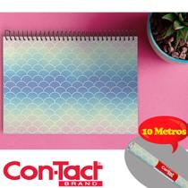 Contact Papel de Parede Plástico Adesivo Sereia Fantasy Shine 45Cm x 10M