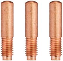 Contact Tip Forney 60165 MIG Welding Copper, pacote com 3 unidades Contact Tip Forney 60165 MIG Welding Copper, pacote com 3 unidades
