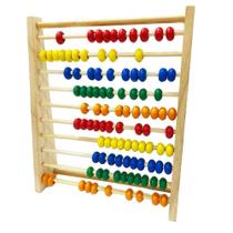 Contador ábaco 10 Colunas Horiz em Madeira Contador ábaco 10 Colunas Horiz em Madeira