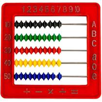 Contador Abaco Plastico 5 hastes 50 bolinhas Yins