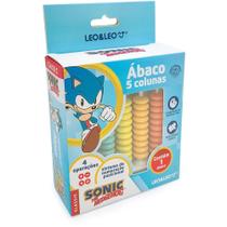 Contador Abaco Sonic 5 Colunas 50 Argolas Contador Abaco Sonic 5 Colunas 50 Argolas