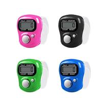 Contador de dedos FIOTOK Electronic LCD de 5 dígitos, pacote com 4