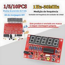 Contador De Frequência De Oscilador De Cristal De 50 MHz, Display Digital De 5 Bits, Testador LED Contador De Frequência De Oscilador De Cristal De 50 MHz, Display Digital De 5 Bits, Testador LED