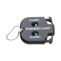 Contador De Golpes De Mini Golfe Com Dois Dígitos E Chaveiro Auxiliar De Treinamento De Golfe