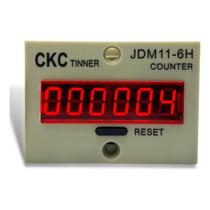 Contador De Peça Digital Jdm11-6h 220v Incrementa Sensor Npn Contador De Peça Digital Jdm11-6h 220v Incrementa Sensor Npn