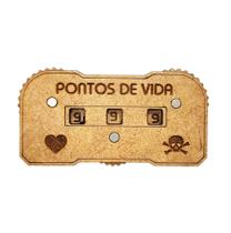 Contador de Pontos de Vida - De 0 a 999 - RPG - Forja Fantasy