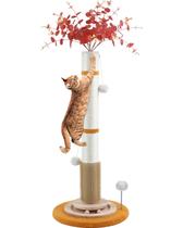 Contador de postes para arranhar gatos com 114 cm de altura para gatos domésticos Contador de postes para arranhar gatos com 114 cm de altura para gatos domésticos