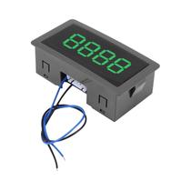 Contador Digital LED De 4 Dígitos Com Painel De Medição De 0-9999 E Cabo Com Display De Sinal