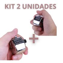 Contador Manual 4 Digitos Controle Entrada Kit 2 Unidades