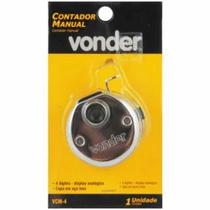 Contador Manual de Volume Vonder 4 Digitos VCM-4 Inox - VONDER ACESSORIOS