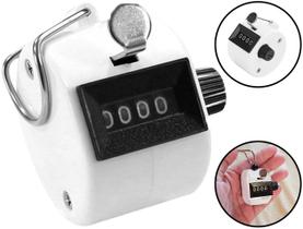 Contador Manual Estatístico Analógico 4 Dígitos Aço Carbono Para Portaria Indústrias Western