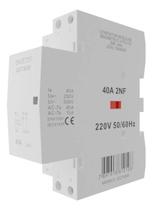 Contador Modular Bipolar 40a 2nf 2 Polos Contatora 220v Contador Modular Bipolar 40a 2nf 2 Polos Contatora 220v