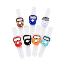 Contadores Digitais De Dedo Mini 2PCS, Anel Contador De Cliques Para Tricô, Ferramentas De Costura