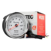 Contagiro Bivolt Willtec Tuning 0-8000 Rpm Branco 100mm