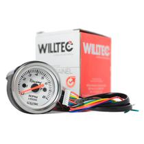 Contagiro Painel Coluna 0-8000 Rpm 52mm Willtec Branco