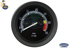 Contagiro tacometro 3500rpm 80mm 24v caminhao mercedes benz 1113 1313 1513 onibus o352 o362 apos 1985 - tu300010 oem 801007022