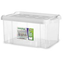 Container 16 Litros Com Tampa Branca Container 16 Litros Com Tampa Branca