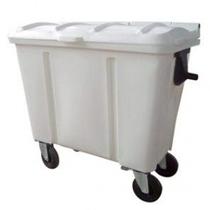 Container de lixo 500 litros para coleta de resíduos - jj.ro500