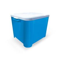 Container Furacao Pet 15 Kg Azul Canister Porta Ração - Furacão Pet