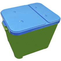 Container Furacão Pet Verde Com Tampa Azul 15Kg