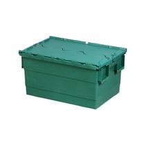 Container plástico industrial verde 47 lt c/ trava plasnew